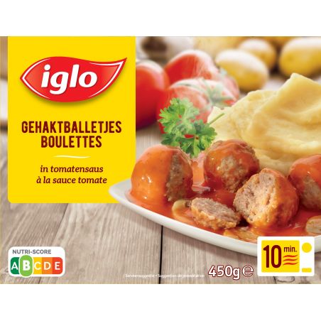 IGLO Boulettes sauce tomates 450gr