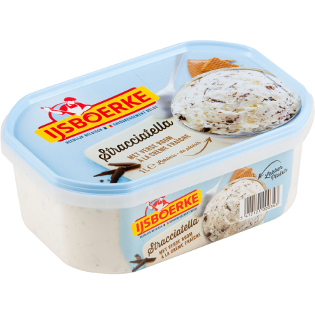 IJSBOERKE Crème Glacée Stracciatella 1 L
