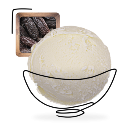 GLACES DES ALPES GLACE FEVE DE TONKA 2,5L
