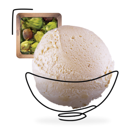GLACES DES ALPES GLACE NOISETTE 5L