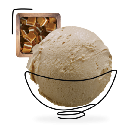 GLACES DES ALPES CARAMEL BEURRE SALE 2,5L