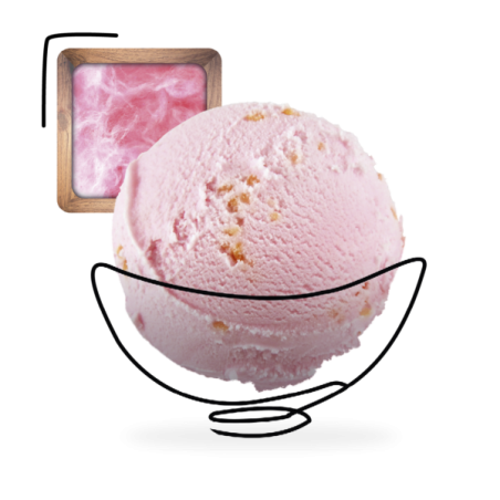 GLACES DES ALPES BARBE A PAPA 2,5L