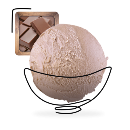 GLACES DES ALPES CHOCOLAT AU LAIT 2,5L
