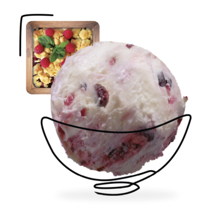 GLACES DES ALPES CRUMBLE FRUITS ROUGES 2,5L