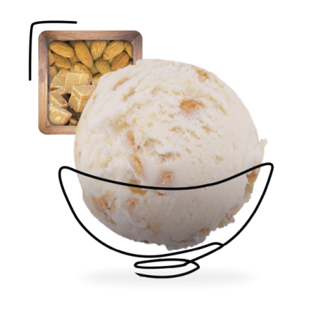 GLACES DES ALPES AMANDE 2,5L