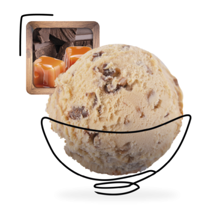 GLACES DES ALPES CARAMEL CHOCOLAT 2.5L