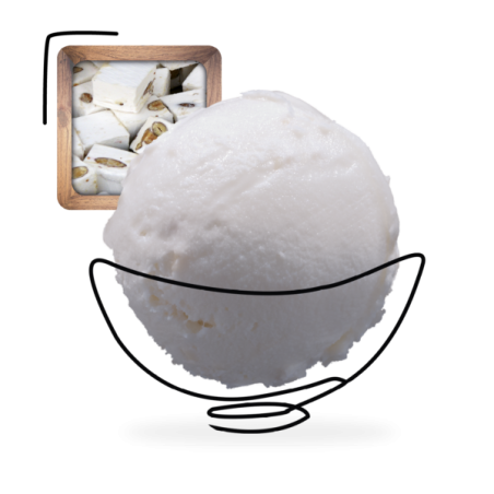 GLACES DES ALPES NOUGAT 2,5L