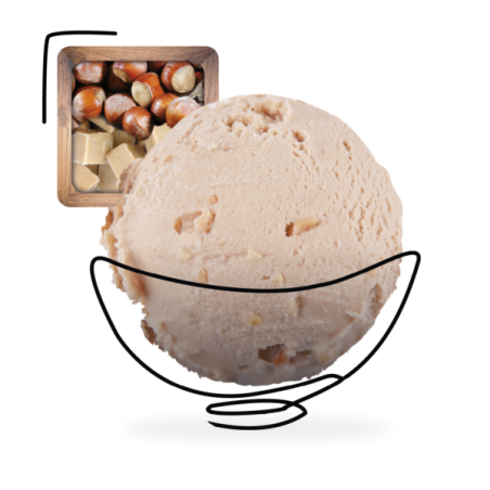 GLACES DES ALPES NOISETTE AUX ÉCLATS CARAMÉLISÉS 2,5L