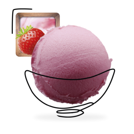 GLACES DES ALPES FRAISE CREME GLACE 2,5L