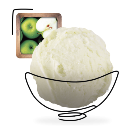 GLACES DES ALPES SORBET POMME VERTE 2,5L