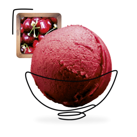 GLACES DES ALPES SORBET CERISE 2,5L