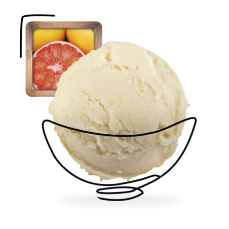 GLACES DES ALPES SORBET PAMPLEM.ROSE 2,5L