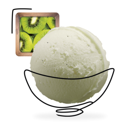 GLACES DES ALPES SORBET KIWI 2,5L