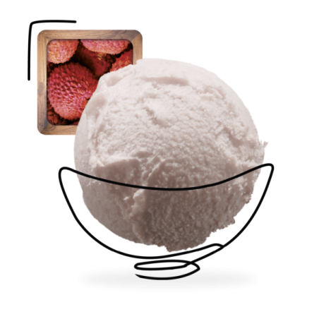 GLACES DES ALPES SORBET LITCHI 2,5L