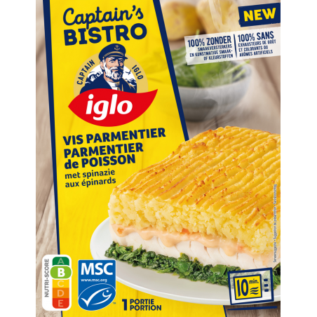 IGLO Parmentier de poisson  450GR