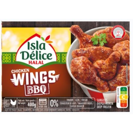 ISLA DELICE wings bbq  10 x 0,400 gr