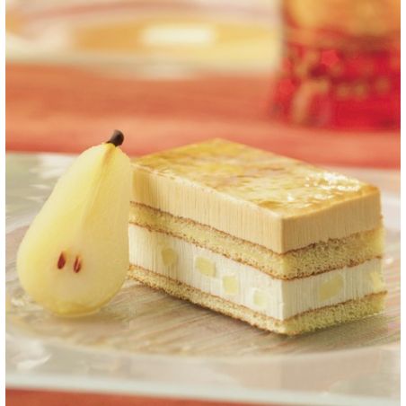BANQUET D'OR Bavarois Poire-Caramel